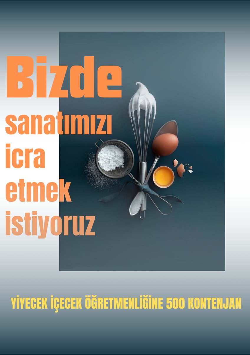 YİYECEK İÇECEK ÖĞRETMENLERİ ATANMAK İSTİYOR 
<a href="/Yusuf__Tekin/">Yusuf Tekin</a>
<a href="/tcmeb/">Millî Eğitim Bakanlığı</a>