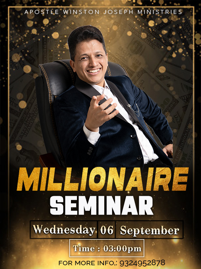 AWJM has proven records of producing #Millionaires, raising Kingdom #Financers from rags to Riches!

The much-awaited Millionaire Seminar is happening on 6th September, Wednesday from 3PM.

#prosperitygoals #growthtips #september6 #Jesus  #businesstycoon #monday