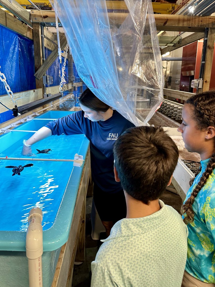 ErinGrall's tweet photo. Great to get an up-close look at @FloridaAtlantic's Marine Science Lab where research into marine species &amp; topics provides students w/ meaningful educational opportunities &amp; helps find solutions to coastal/marine challenges. Such an important &amp; unique resource in our community. https://t.co/ln2NShnI6e