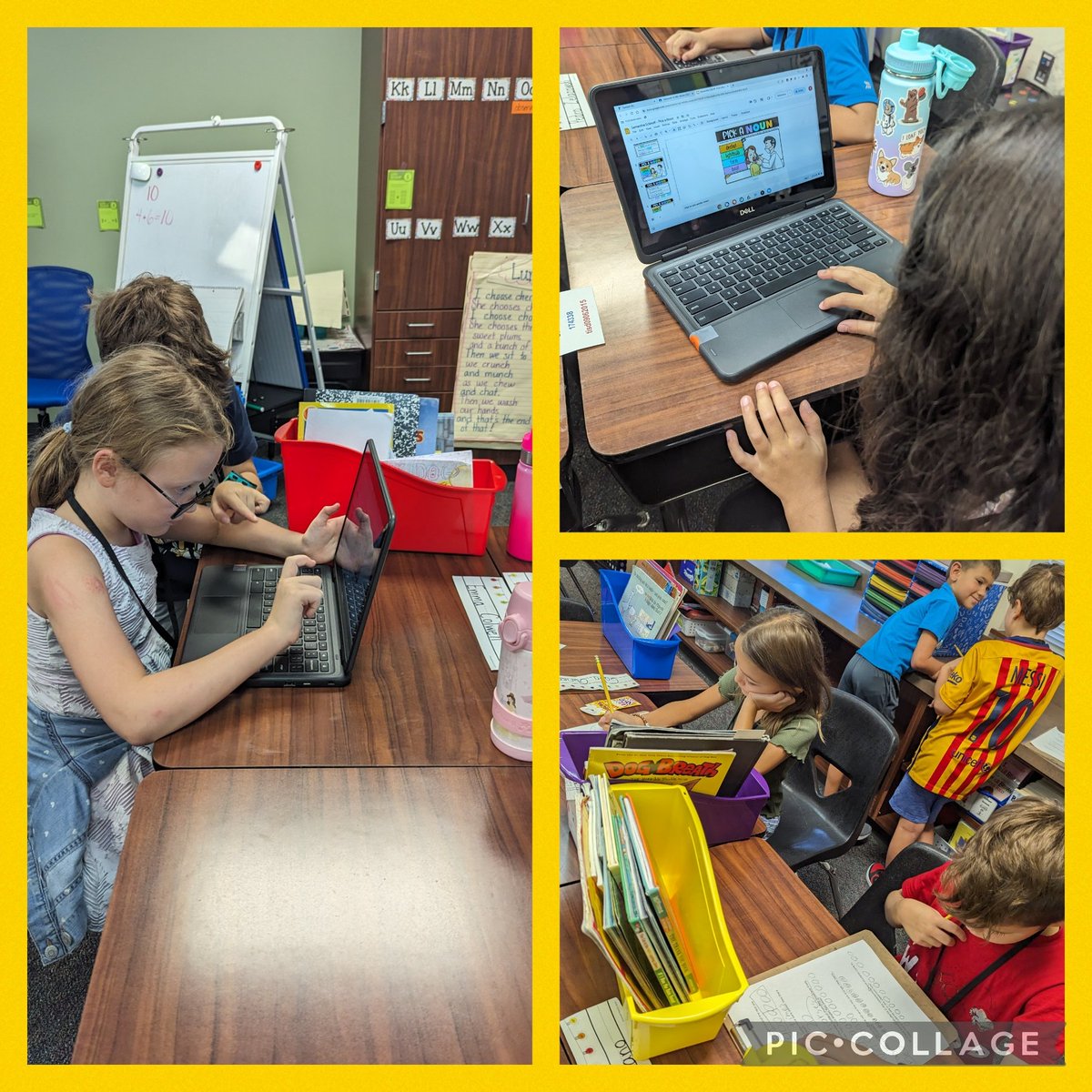 Mrs_Moore_TCES's tweet photo. We are off to a great start in 2nd grade!
From hands-on activities to technology based, partner practice and independent work, students have multiple opportunities to engage with content and #HaveFunLearning. 🥰
@TISDTCES https://t.co/WOoq07xxad
