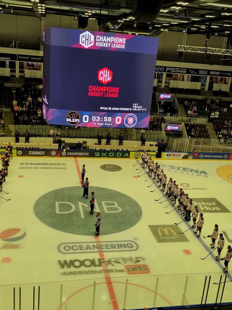 Ny match i CHL idag. #chl #championshockeyleague #stavanger