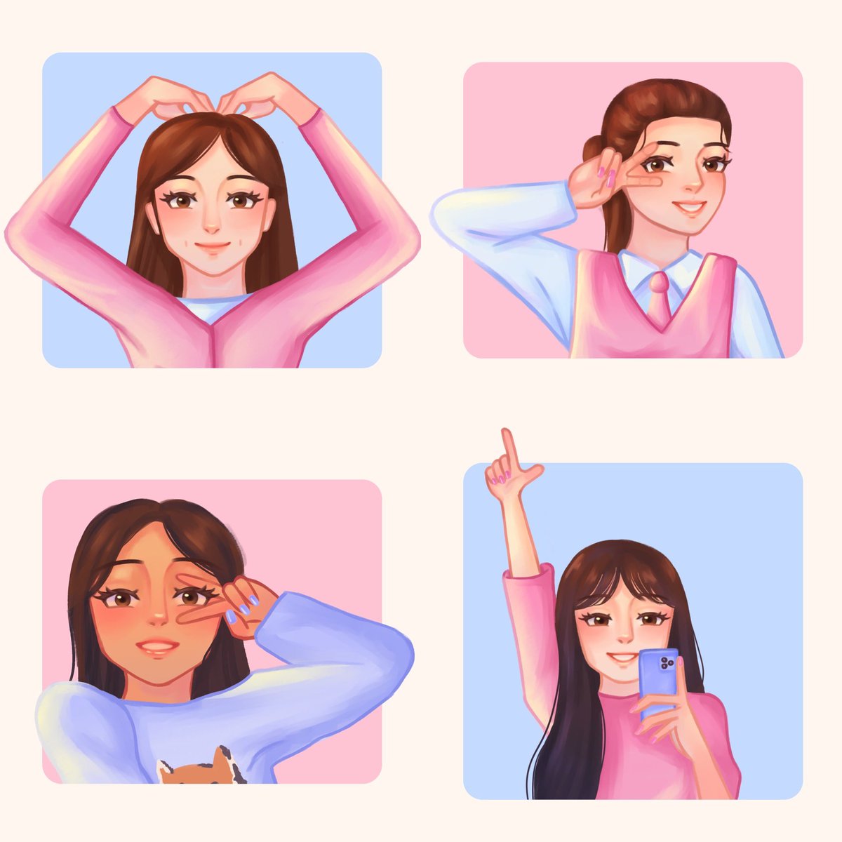 anjoivee_'s tweet photo. halooo>< 
just made a commission of jonaxx girls💞

#jonaxxstories #artph #artmoots #illusrtation https://t.co/qPawvb2BTx