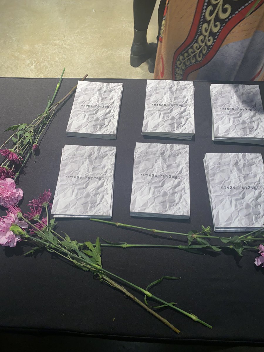 SAYpoetrydsm's tweet photo. last night we raised $2,704. 

we had something to say and said something. we were truth. we were light. we were wide open and weeping. we made community. we wrote ourselves into a new reality. we made magic. 

we began, again. 

we love you poets. 🫶🏽 https://t.co/ij0oh7954y