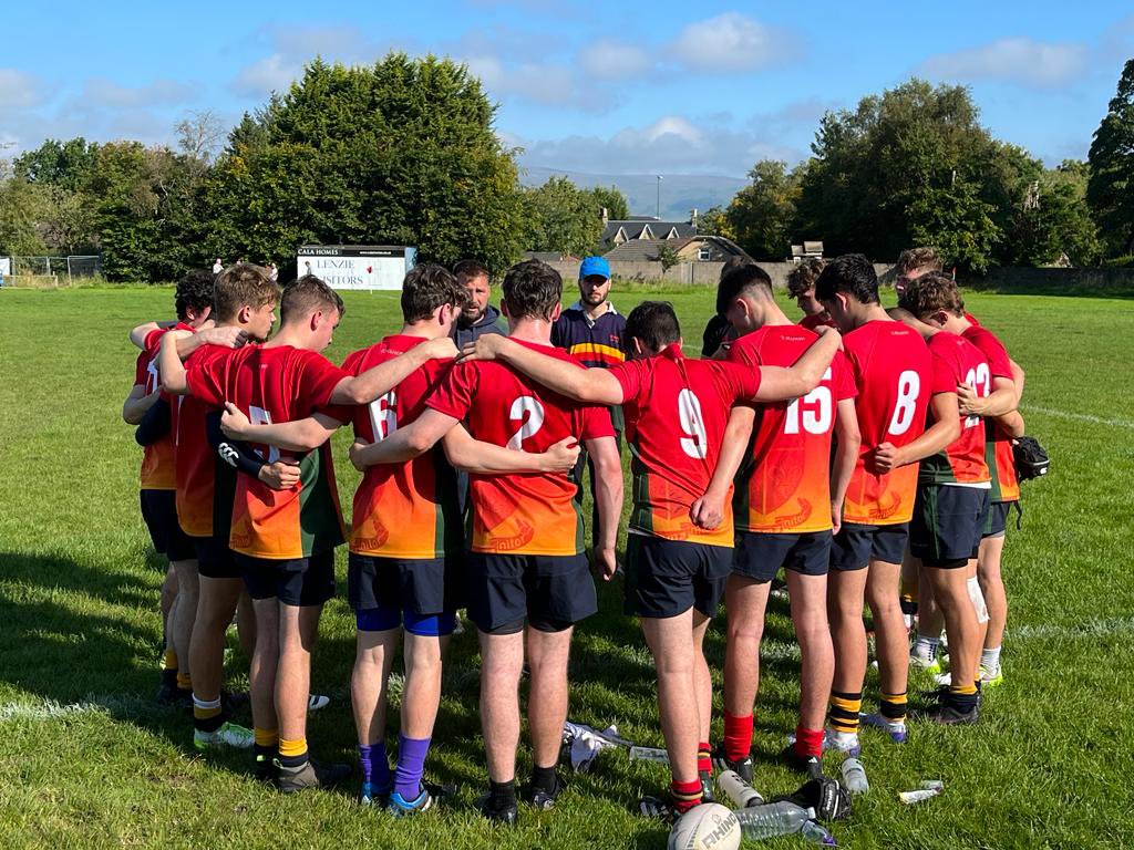 rsdrummond's tweet photo. 40-7 away victory today against a tough opponent vs Lenzie. Adam, Euan (3), Finn, Callum try scorers with the deadly boot of Gregor adding 5/6 conversions. There will be singing in the streets of Southbrae drive ….. https://t.co/C99gaqBnGP