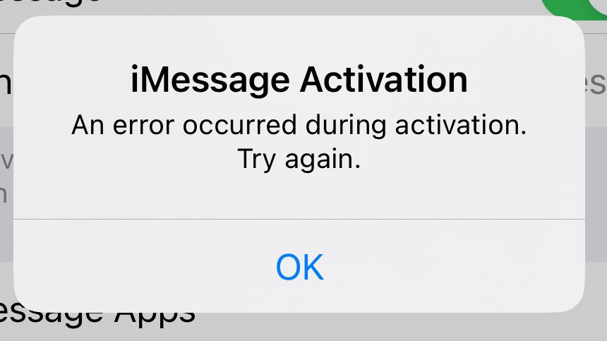 Anyone else on the iOS beta unable to active iMessage?