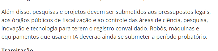 edgardantas's tweet photo. Políticos brasileiros já querem regulamentar a IA no Brasil. Já não basta as barreiras que já temos ao desenvolvimento tecnológico, querem criar mais. 
https://t.co/h6o4kPwAI5

Imagina ter que pedir permissão ao estado para fazer um projeto de IA, pois é, este é um dos objetivos. https://t.co/6z9bdQZRJE