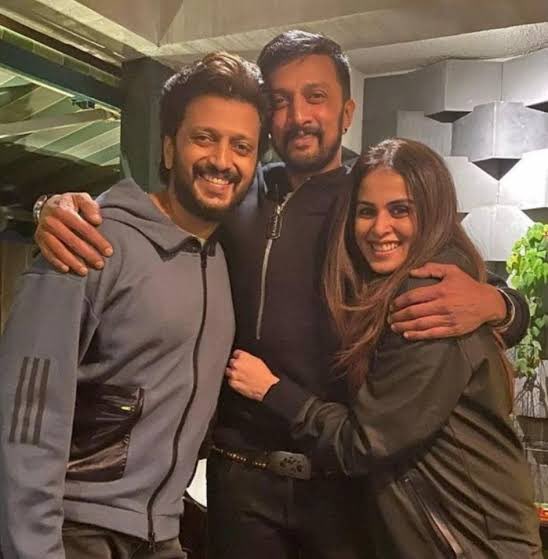 Happy Birthday @KicchaSudeep Wishing you the best of health and happiness today and through the year .. You will always be special to @Riteishd and myself 💚💚💚 Have a super day