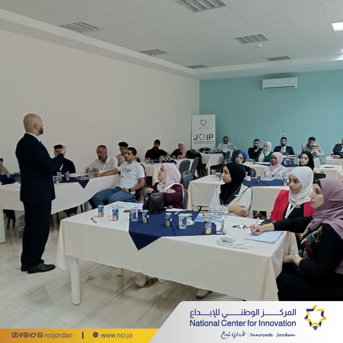 ncijordan's tweet photo. إنطلاق فعاليات برنامج أبدع التدريبي في مدينة العقبة بالتعاون مع نقابة المهندسين.

#Jordan #NCIJordan #innovation #Innovate_Jordan #JOIP #Discover_Innonvation
 #لأردن_مُبدع #المركزالوطني_للإبداع #الاردن #الإبداع #منصةالاردن_المفتوحةللإبداع #اكتشف_الإبداع https://t.co/Z0R0KHGfAF