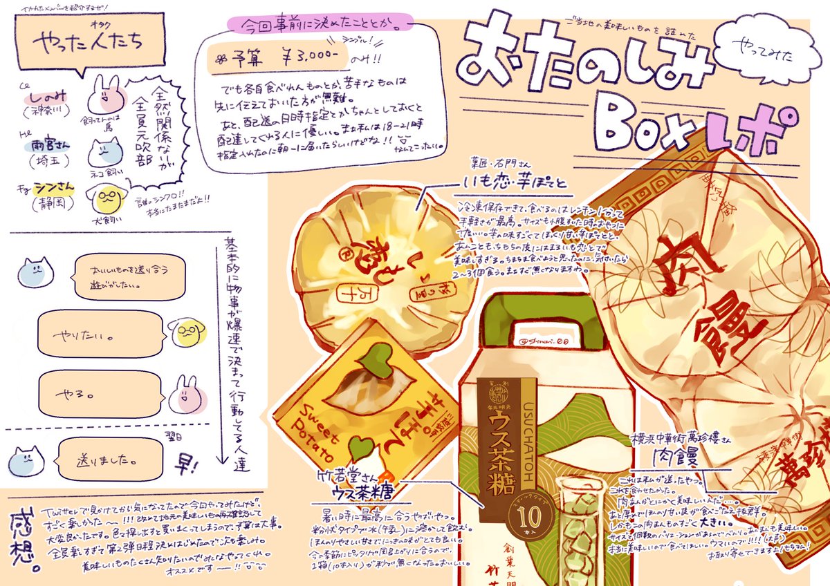 そういえばこれちょっと昔にやったやつの再掲なんですけど、また各地の美味しいもの食べたいなあという思い出。 