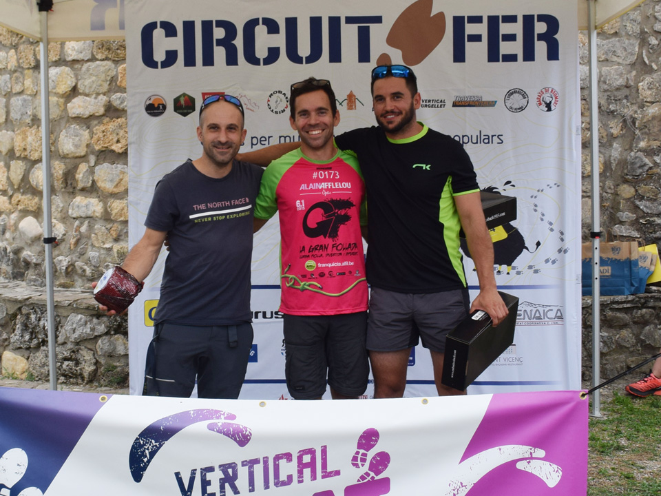 ::: I VERTICAL PRAT :::
Podis Runners
🥇 Lídia Puyals i Guillem Sánchez
🥈 Maria Miró i Marc Alonso
🥉 Roser Español i Ot Bertran

Podis Parapents
🥇 Mireia Espuñes i Andreu Guasch
🥈 Marc Roura
🥉 Ramon Nus
Enhorabona!!!
circuitfer.cat/I-vertical-prat