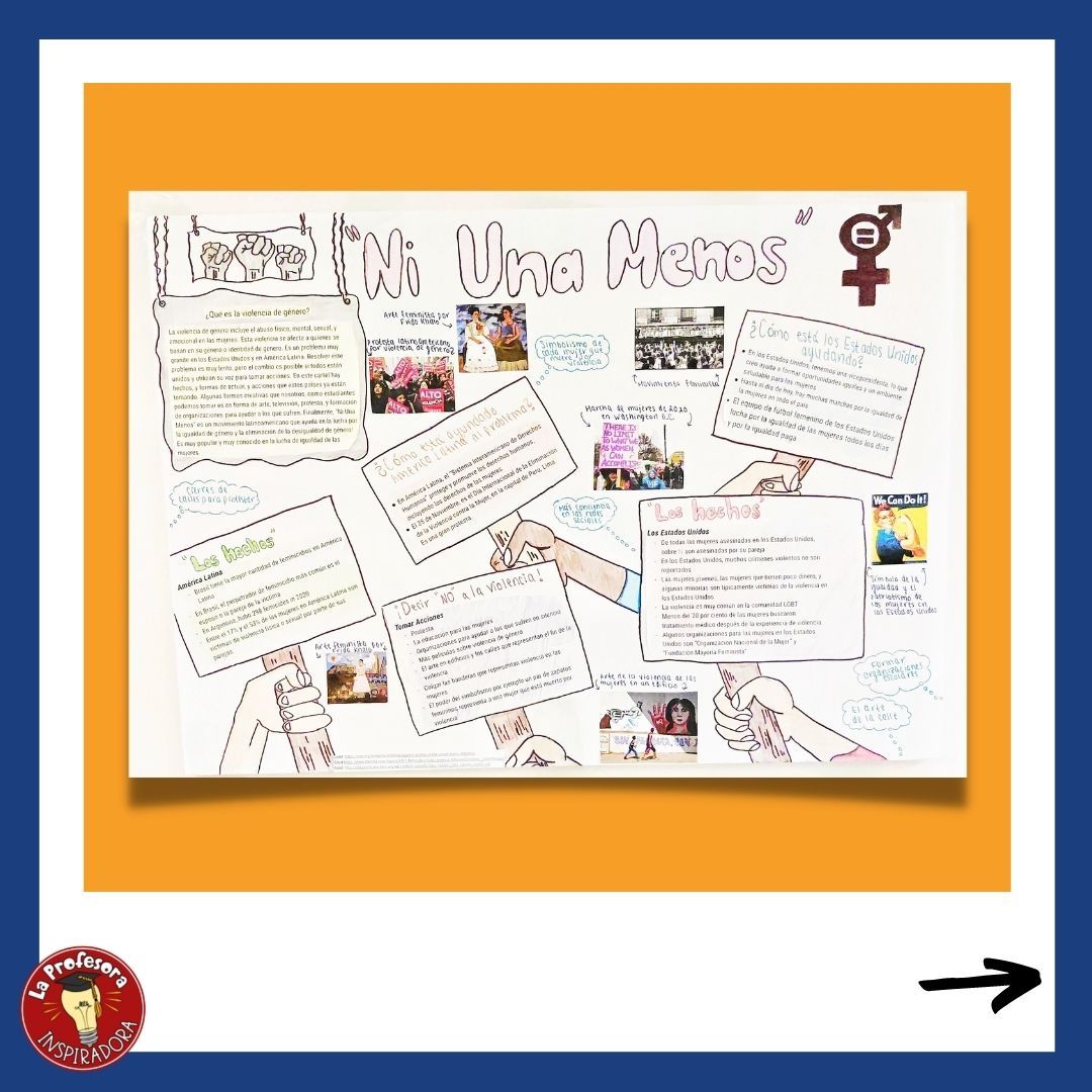 inspiradora_la's tweet photo. My students are ON FIRE! 🔥🔥🔥

Look at this sample of their projects to protest gender-based violence &amp; discrimination!

Watch out world 🌎! There are some superheroes coming through! 🦸🏻‍♀️🦸🏾🦸🏼‍♂️

#justiciasocial #stopviolenciadegenero #langchat #studentshoutout #mujerlibre https://t.co/0uxZnX4FbM