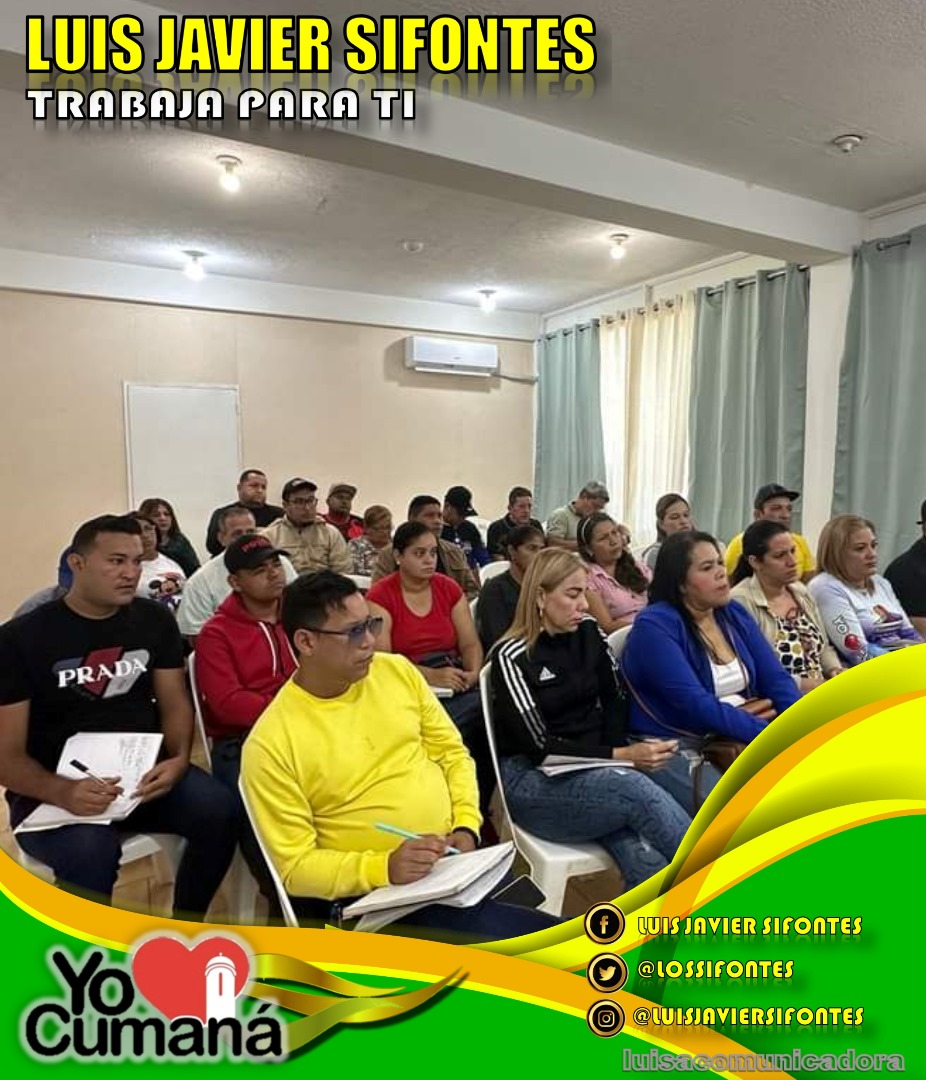 🎀 𝒮💞𝓎 𝒮𝓊𝓈𝓎 𝐿𝒶 𝒜𝓃𝒹𝒾𝓃𝒶 🎀 (@susyespueblo) on Twitter photo YO❤️ CUMANÁ.
#2Sep✍️
El Alcalde y líder de #Cumaná ➡️<a href="/lossifontes/">LUIS JAVIER SIFONTES</a> sostuvo importante reunión de trabajo con su equipo de trabajo, revisando al detalle todo lo relacionado al 1X10 para el Buen Gobierno.
Vamos Cumana!!
🟩#Sucre
🟩#VenezuelaEnPlan30 YO❤️ CUMANÁ.
#2Sep✍️
El Alcalde y líder de #Cumaná ➡️<a href="/lossifontes/">LUIS JAVIER SIFONTES</a> sostuvo importante reunión de trabajo con su equipo de trabajo, revisando al detalle todo lo relacionado al 1X10 para el Buen Gobierno.
Vamos Cumana!!
🟩#Sucre
🟩#VenezuelaEnPlan30