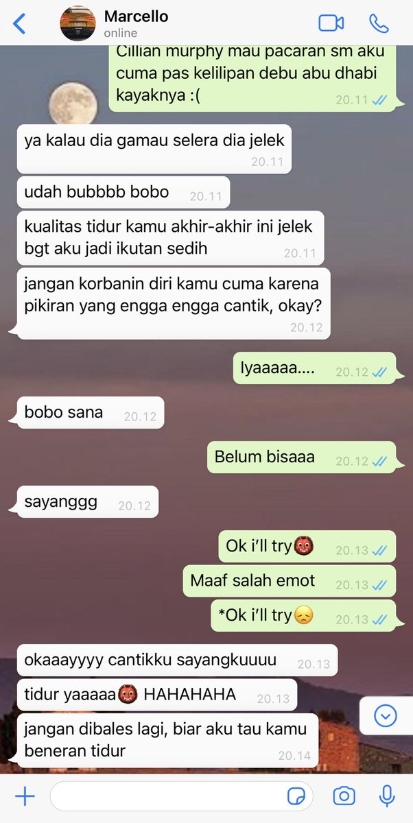 ijoscripts's tweet image. cello ketika helga overthink tengah malam