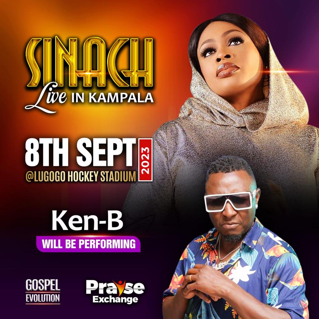 ExchangePrais's tweet photo. @RinahTusiUg @HiireSulait 5 days to Sinach live in Kampala. Get your ticket now and 🚪 will be open @4pm  
Don't miss your favourite artists.
#praisexchange 
#GospelEvolution 
#sinachliveinkampalauganda https://t.co/Sa5nTi1dvf