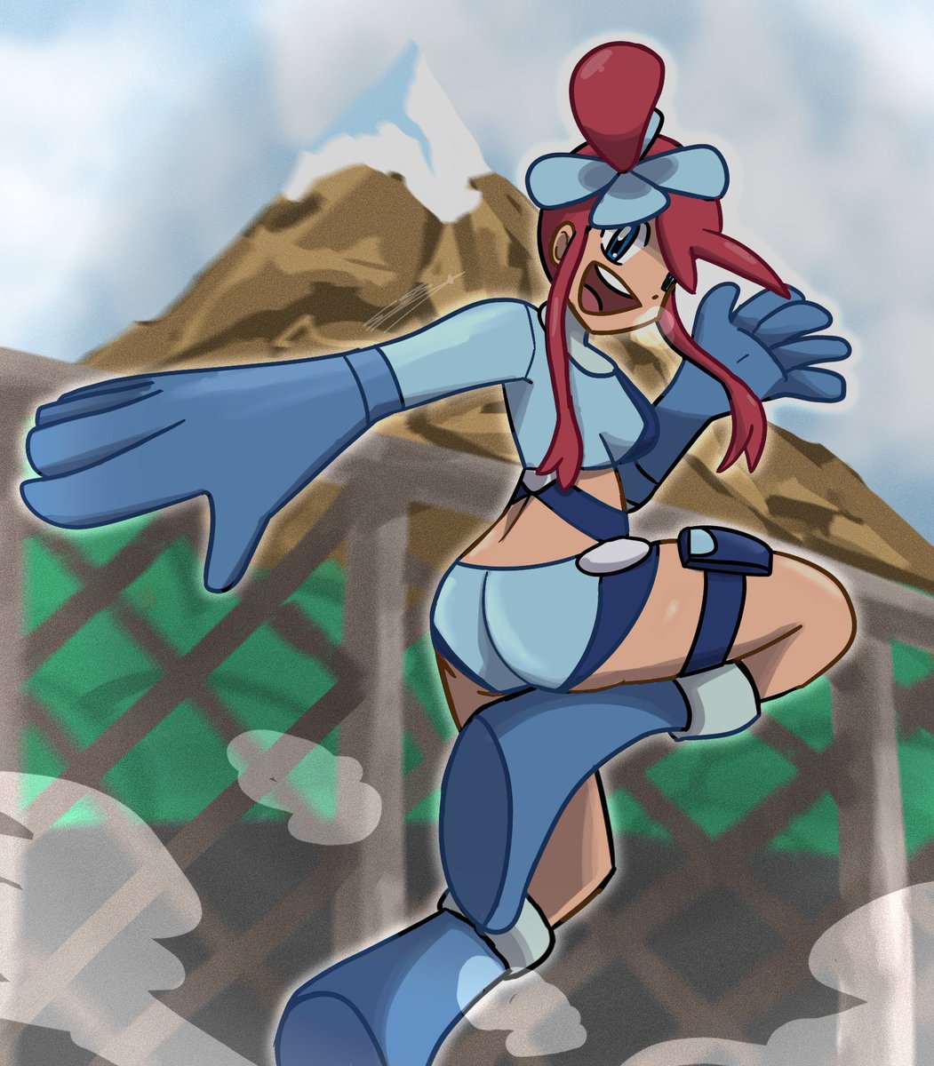 [FANART]

The highflying girl herself, Skyla!
#pokemon #digitalart