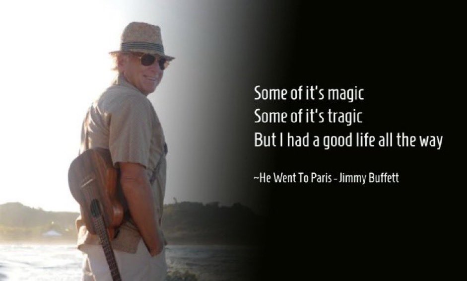 BirdsallChris1's tweet photo. @jimmybuffett Thank you Jimmy for everything. Rest in Peace. https://t.co/w5glGJLtYD