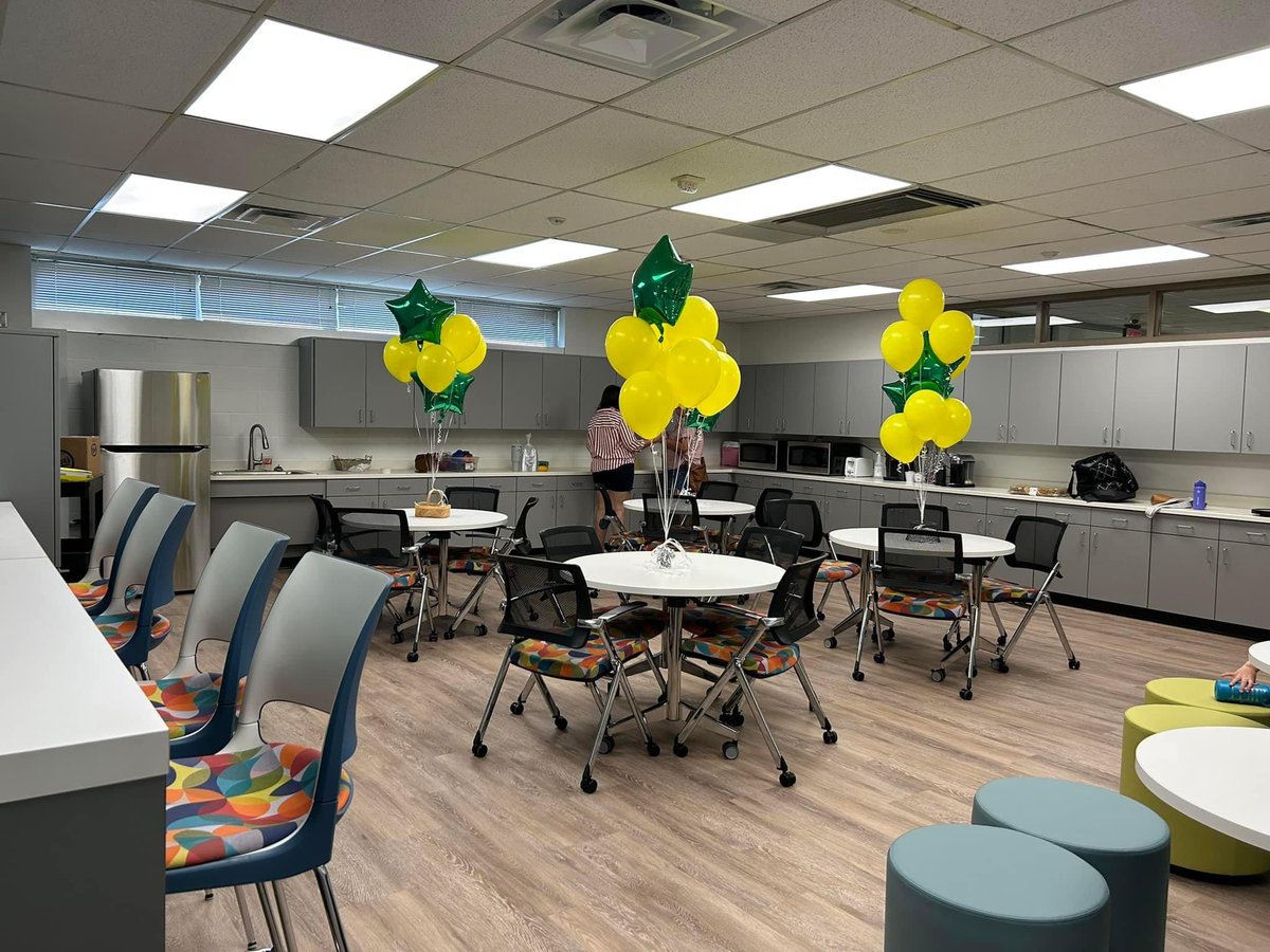 Spring Creek Elementary (@sce_eagles) on Twitter photo We ended the week at SCE with the grand opening of our new teacher’s lounge! Thank you, <a href="/IamBranum/">Tabitha Branum</a> for listening to our campus needs!! Thank you to our wonderful PTA for hosting a grand opening! #RISDBelieves #RISDWeAreOne #ProudtoBeSCE We ended the week at SCE with the grand opening of our new teacher’s lounge! Thank you, <a href="/IamBranum/">Tabitha Branum</a> for listening to our campus needs!! Thank you to our wonderful PTA for hosting a grand opening! #RISDBelieves #RISDWeAreOne #ProudtoBeSCE