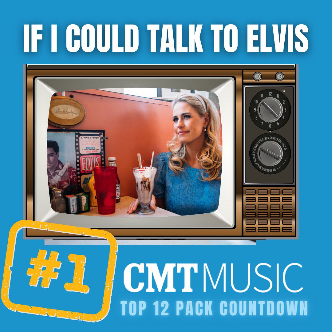 #1 on @CMT music!!! thank you, thank you VERY much to the @ElvisPresley community for embracing this song the way you have 🥹 vote as often as you can, and let’s see how many weeks we can keep it at #1! ⚡️🎙️ cmt.com/promos/brqup1 thank you @FramLeslie 🩵🩵