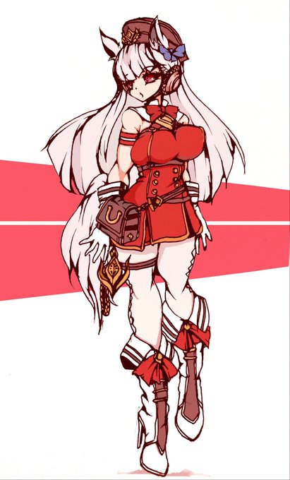 最初に描いたゴルシちゃん
(お飾りが逆なのは許してください) 