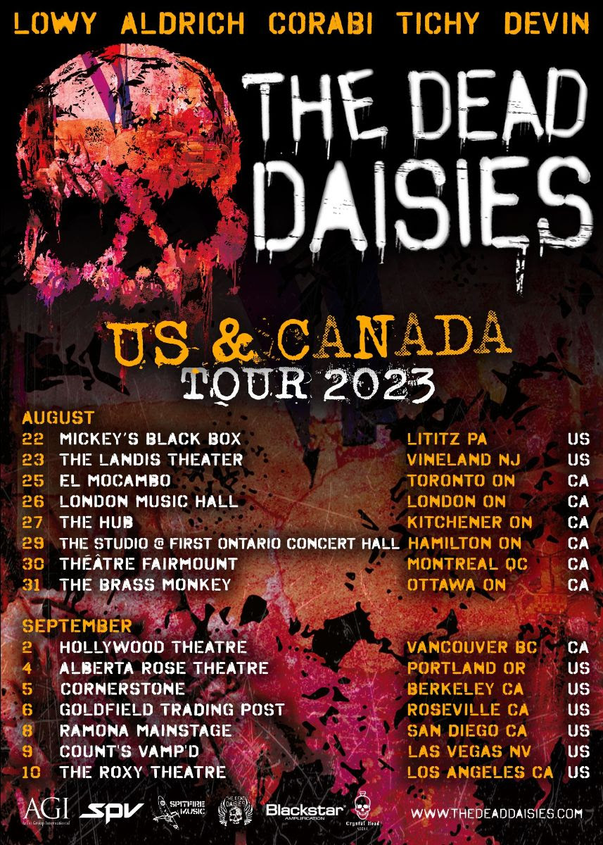 [Tour] The Dead Daisies will perform at Hollywood Theatre
with Special Guests - LA CHINGA & THE WILDVancouver BC,CA tonight!
hollywoodtheatre.ca/events/the-dea…