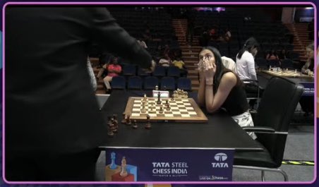keti_chess's tweet photo. WGM Divya  Deshmukh is something very special 💫 

What an impressive performanceat Tata Steel India 🙌 
#chess https://t.co/eozsP0vV54