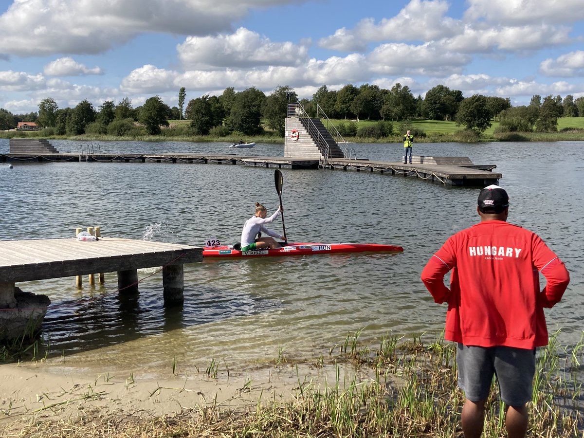 I’m at a busy Lake Jels in Denmark 🇩🇰 where fans are enjoying the penultimate day of competition at the #ICF #CanoeMarathon World Championships I’m covering the 🛶 event for @insidethegames Visit insidethegames.biz