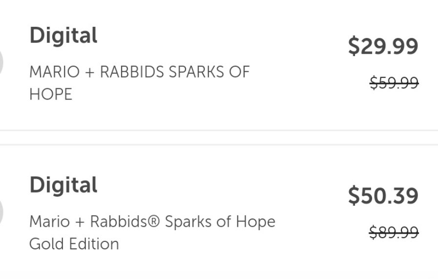 Whopper744games's tweet image. Great time to grab Sparks of Hope! There is seriously a ton of great content for that price, especially for the Gold Edition. 

#MarioRabbidsSparksofHope