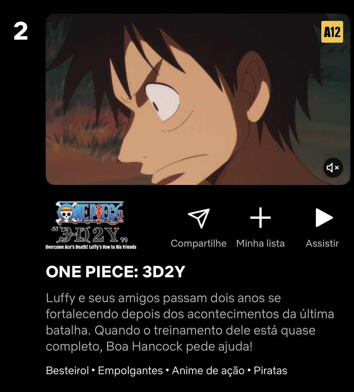 One Piece Brasil - One Piece no TOP 10 da Netflix! O anime está em