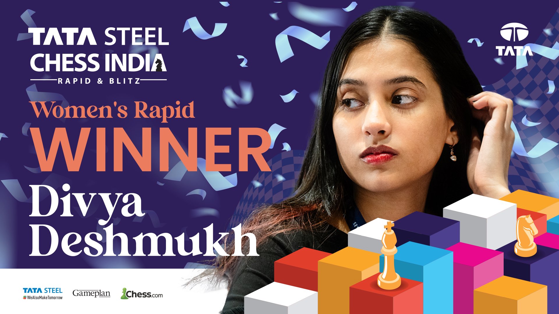 Tata Steel Chess India 2023: Divya's dream run continues, leads