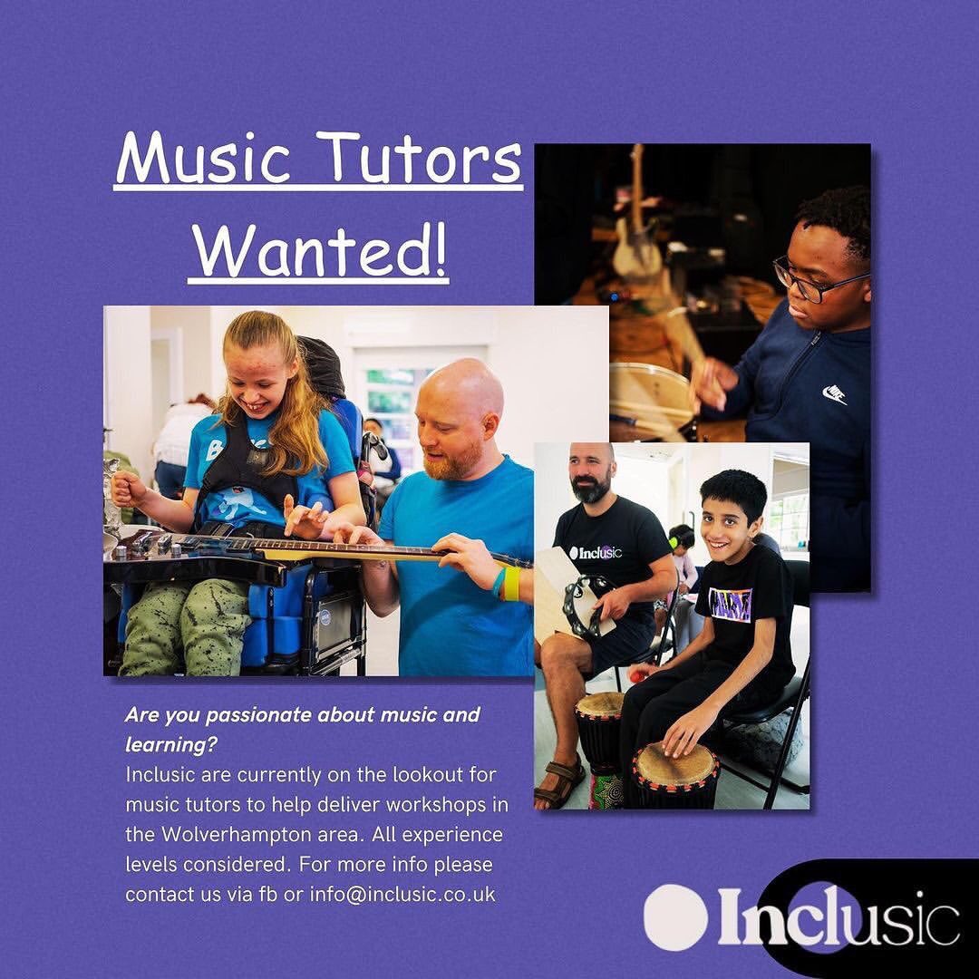 We’re hiring! Enthusiastic individuals wanted! Please get in touch via messenger, email at info@inclusic.co.uk or our Instagram instagram.com/inclusicuk?igs…

#musiceducation #musicjobs #tuition #musictutor