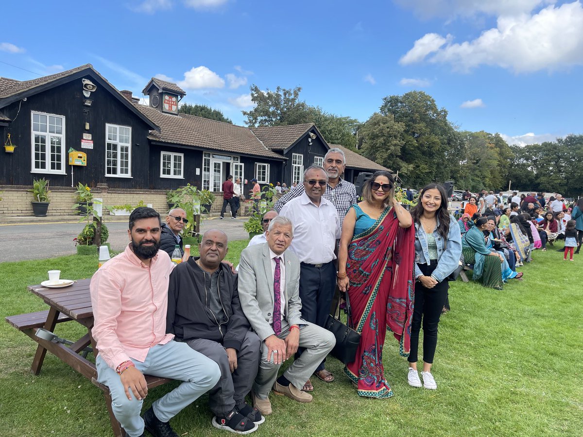 GuptaPushpita's tweet photo. Anniversary temple Celebration 2023,Attending a community event organised by #SKS Swaminarayan Temple with @vanisha_solanki & #Unmesh Desai https://t.co/8FKJucOfvg