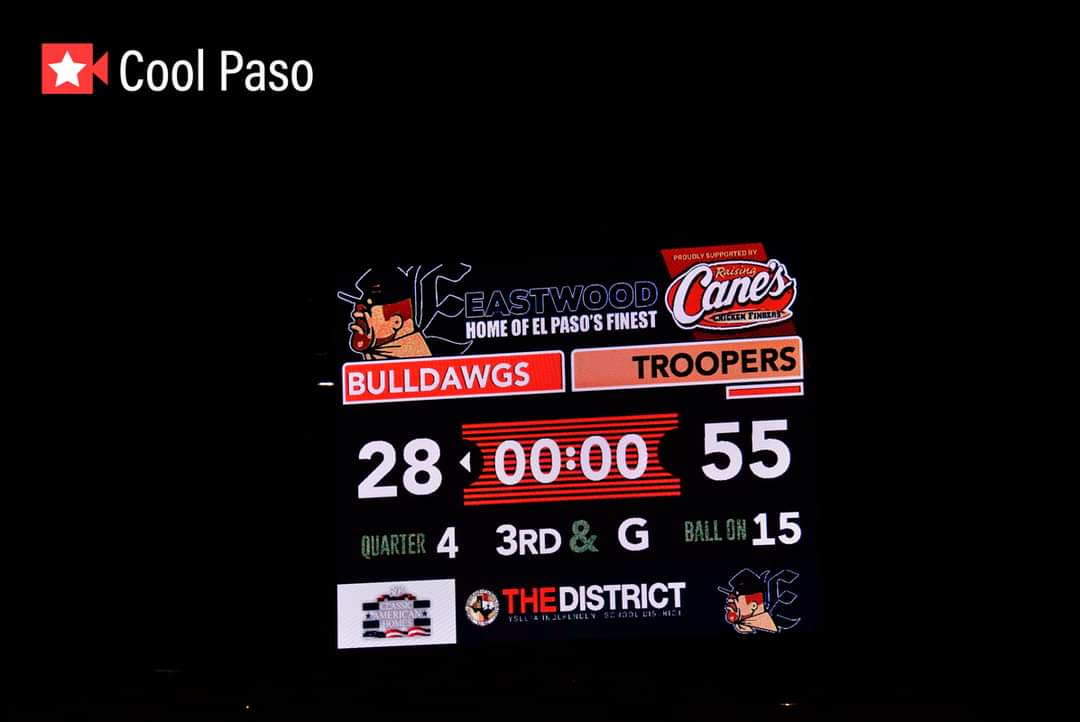 Cool Paso (@coolpasosports) on Twitter photo 🏈 <a href="/EastwoodHQ/">Eastwood High School</a> Troopers win vs Las Cruces Bulldawgs 55-28! More pictures and video coming soon. Order Game Film: coolpaso.com/shop Pictures Courtesy of Cool Paso Sports 🏈 <a href="/EastwoodHQ/">Eastwood High School</a> Troopers win vs Las Cruces Bulldawgs 55-28! More pictures and video coming soon. Order Game Film: coolpaso.com/shop Pictures Courtesy of Cool Paso Sports