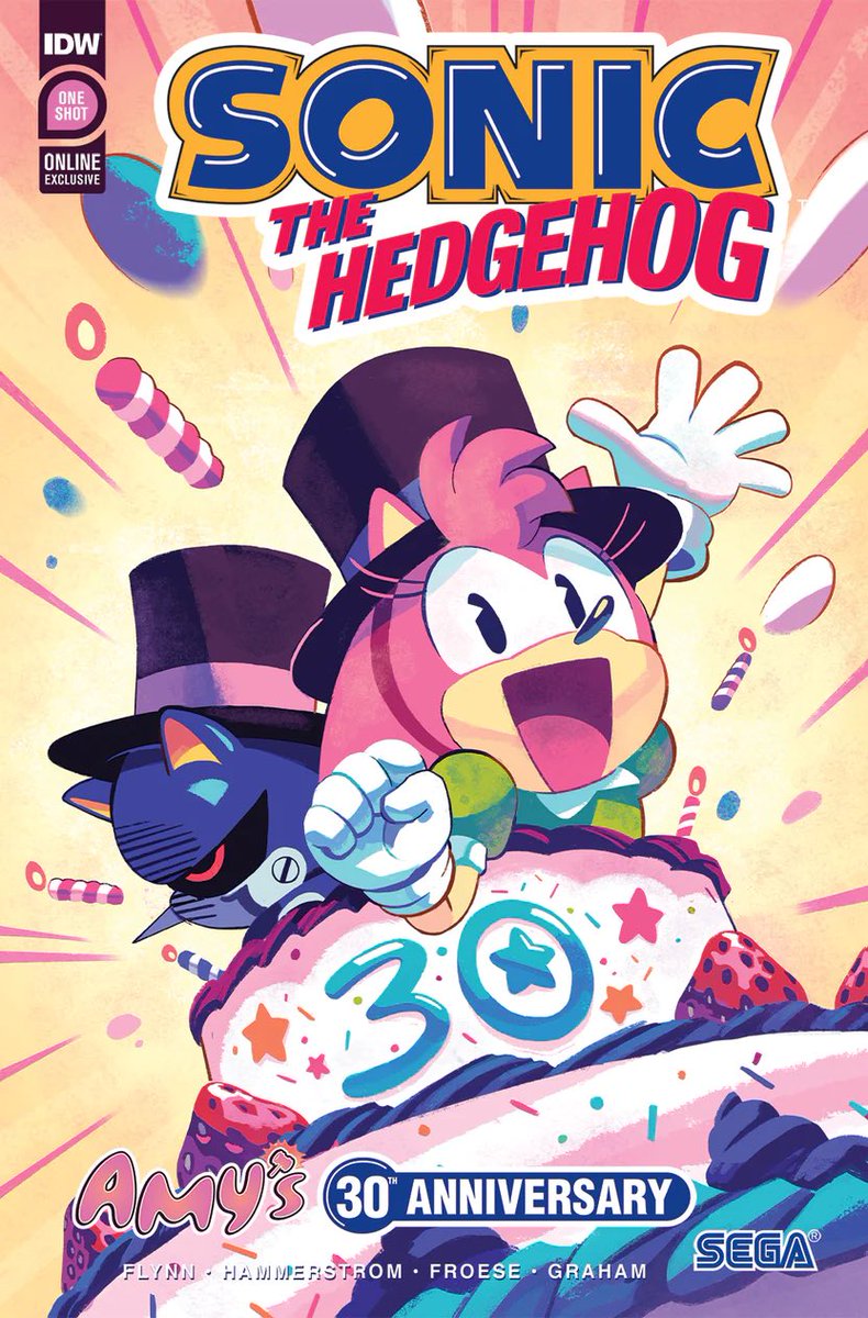 Sonic The Hedgehog: Amy’s 30th Anniversary, Online Exclusive cover by @Loopyyylupe #IDWSonic #Sonic #SonicTheHedgehog