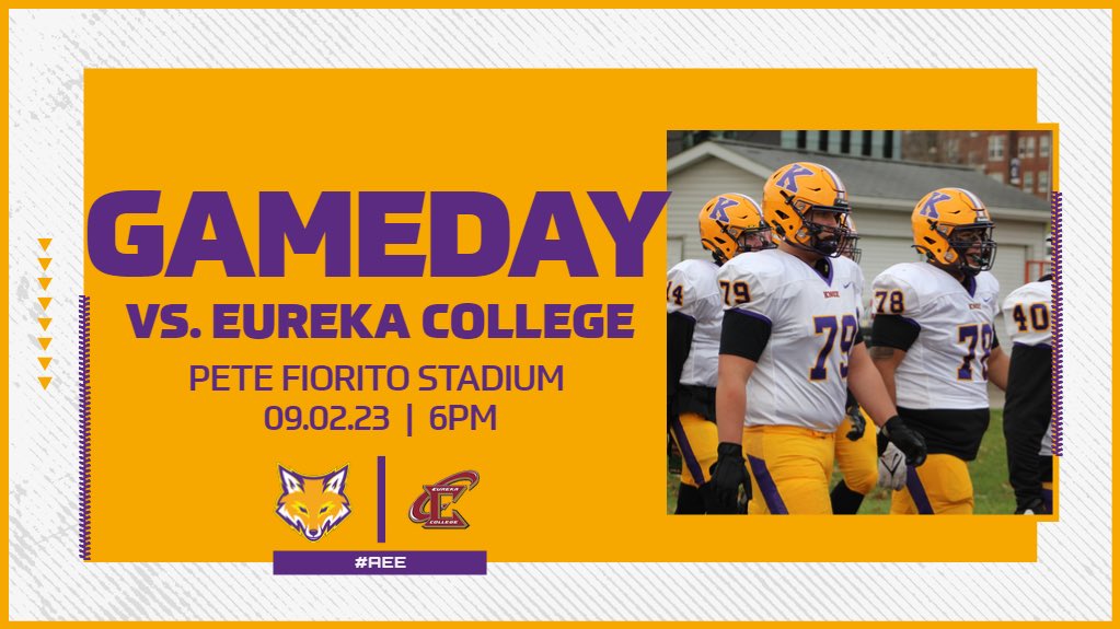 FB_KnoxCollege's tweet photo. 🔥 PRAIRIE FIRE GAME DAY 🔥

When: 6:00 PM CST
Who: Eureka College
Where: Pete FioRito Stadium - Eureka, IL 
Stream: https://t.co/wuFQKvveKT 

#FireFootball | #FireFamily | #AEE https://t.co/ewOmO3uFc5