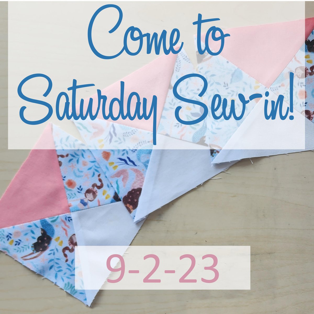 What are you working on? Today I'm celebrating my daughter's birthday! ow.ly/oBye50z3dEy #inquiringquilter #saturdaysewin #saturdaysewing