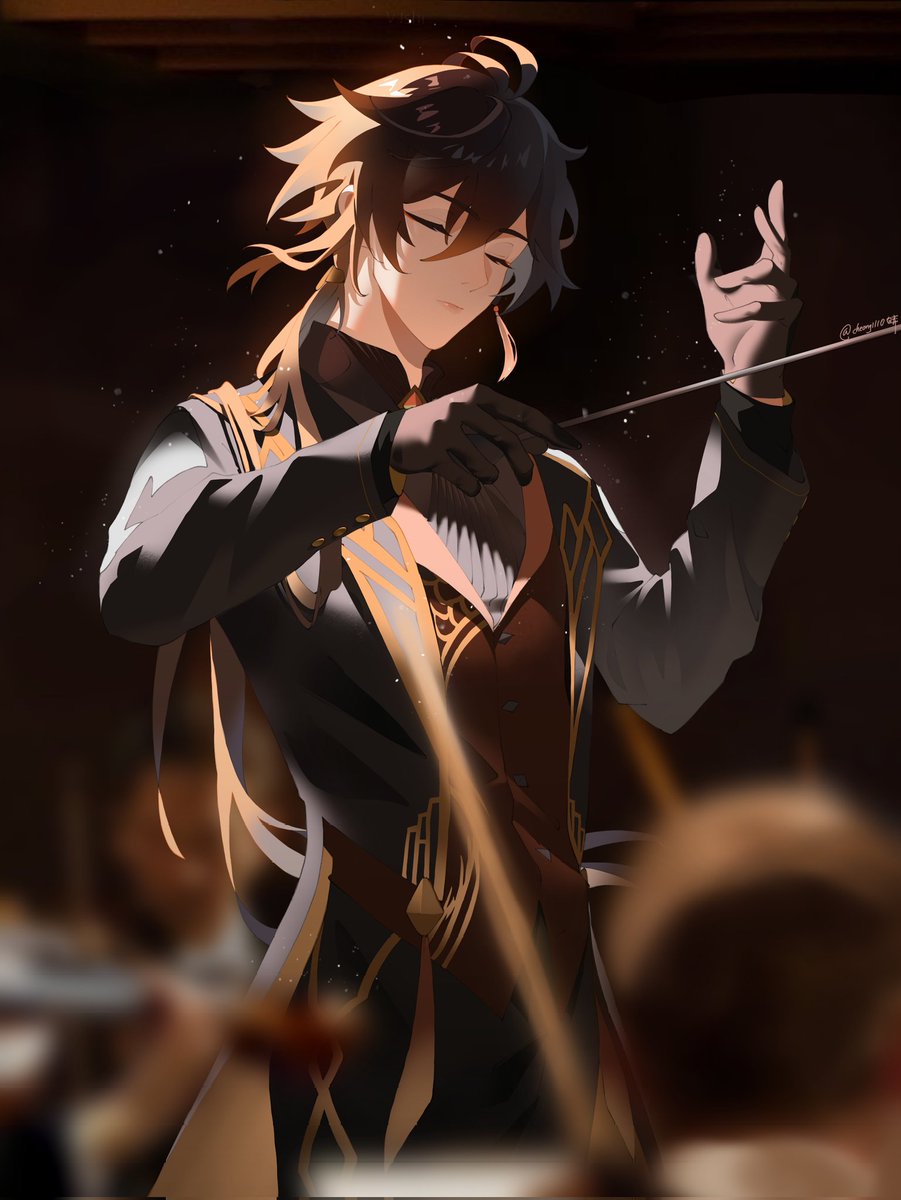 cheong1110's tweet photo. The rythm for an old friend, Azhdaha.
#GenshinImpact    #Zhongli #FanArtContest #イェラン #原神 https://t.co/72ibwkh4DS