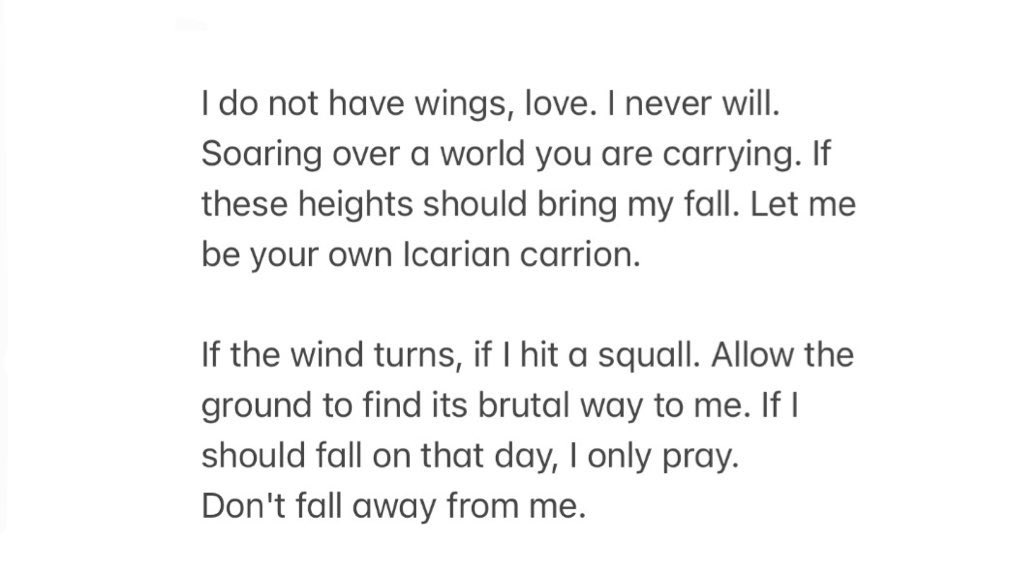ourmoonies's tweet photo. why do “i, carrion (icarian)” by hozier feels like a love letter from army to bts? https://t.co/KvX7j5UTV3