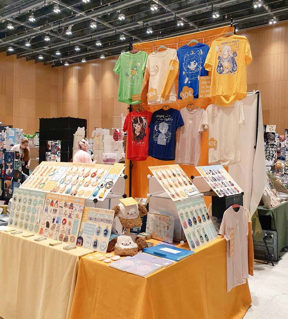 maruminn_'s tweet photo. I'm at Connichi booth O 01! From the entrance it's at the left corner! I'd be happy if you stopped by 👀🎉 https://t.co/FhFAzYH1qS