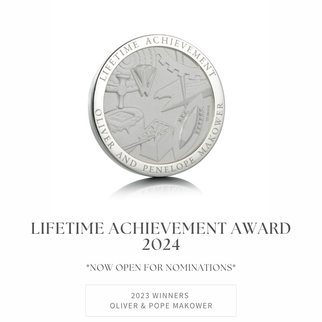 Nominations for the GC&amp;DC Lifetime Achievement Award 2024 are now open!

Nominate a worthy individual for this incredible industry accolade.

Deadline for nominations:
11th September 2023 @ midnight

form.jotform.com/GCDC/laa2324

#GCDCAwards #JewelleryOscars