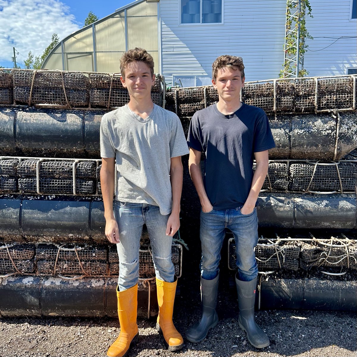 Mi'kmaq Confederacy of PEI (@mikmaqpei) on Twitter photo 🌟Summer Employment Spotlight 🌟
🌊 Meet Riley and Reece Dyment of <a href="/LennoxIsland/">Experience Lennox Island</a>! The hard-working duo finished another great summer on the water at the Bideford Shellfish Hatchery. 🦪
A big thanks to our employer for giving our students valuable work experience! 🙌 🌟Summer Employment Spotlight 🌟
🌊 Meet Riley and Reece Dyment of <a href="/LennoxIsland/">Experience Lennox Island</a>! The hard-working duo finished another great summer on the water at the Bideford Shellfish Hatchery. 🦪
A big thanks to our employer for giving our students valuable work experience! 🙌