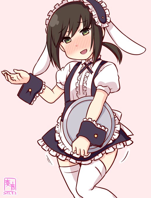 「いつでもいけます♪ 司令官!」

#艦これ版真剣お絵描き60分一本勝負_20230902
#吹雪 