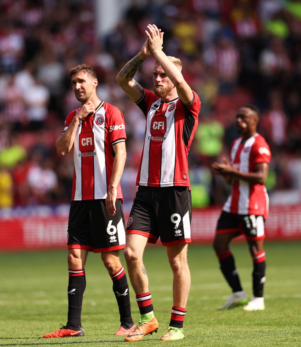 Lead the line brilliantly today! 👏

Our No.9, <a href="/Oli_McBurnie/">Oli McBurnie</a>. 9️⃣