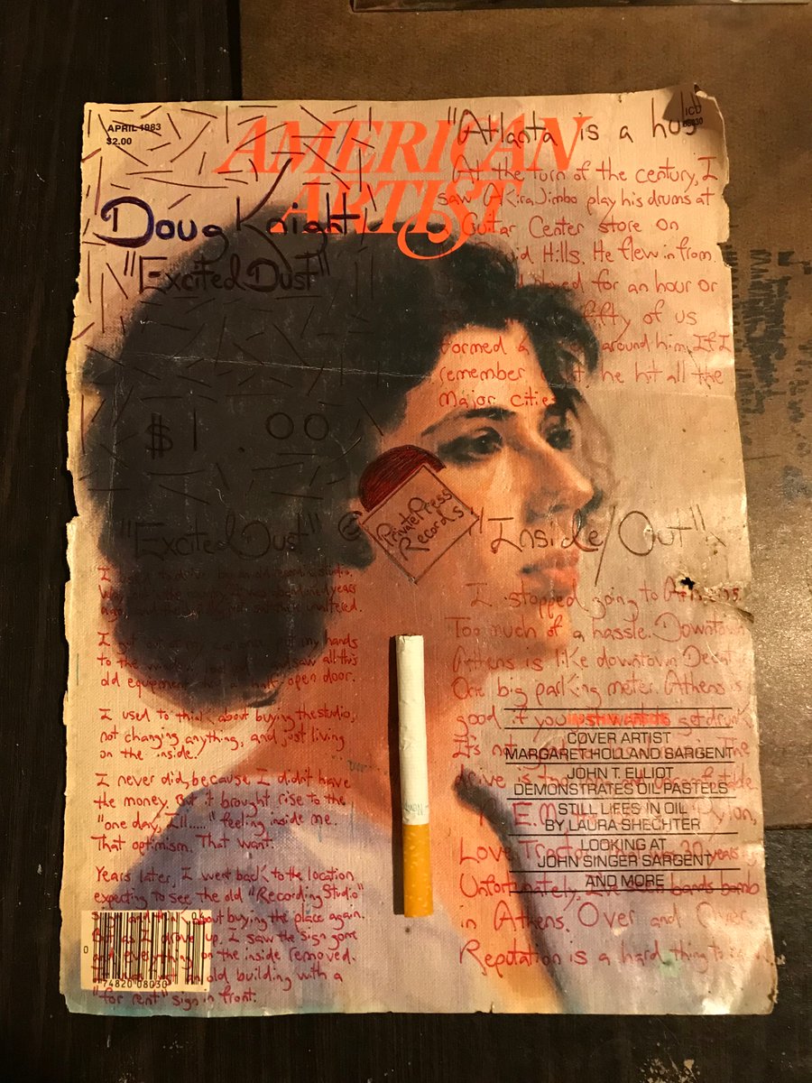 doug_knight_'s tweet photo. #DougKnight #ExcitedDust #PrivatePressRecords #FullSheet #AmericanArtist #AmericanArtistApril1983 #MargaretHollandSargent #Newport https://t.co/X47soG0l4P