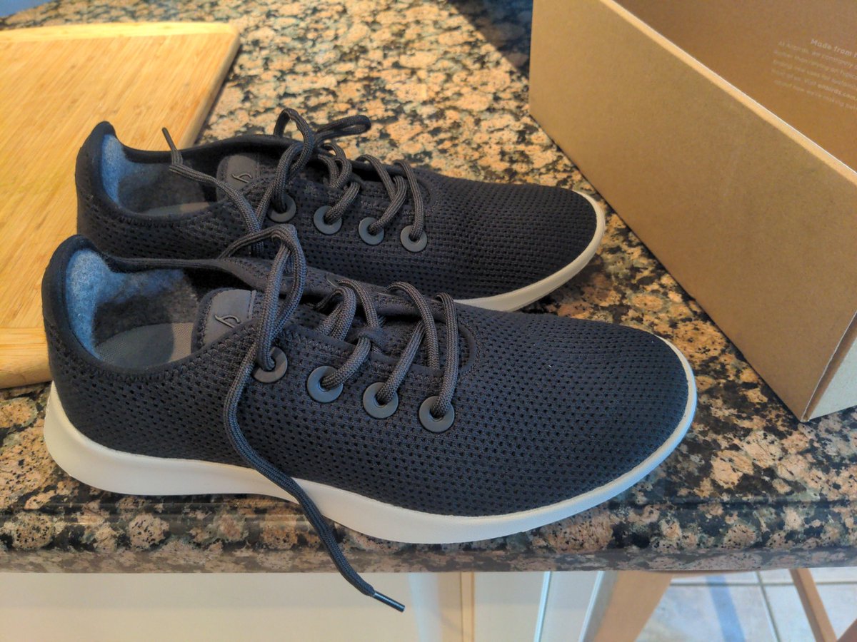 Hoping these new kicks from <a href="/Allbirds/">Allbirds</a> give me the support and comfort I need from being on my feet a day. #newindoorshoes!