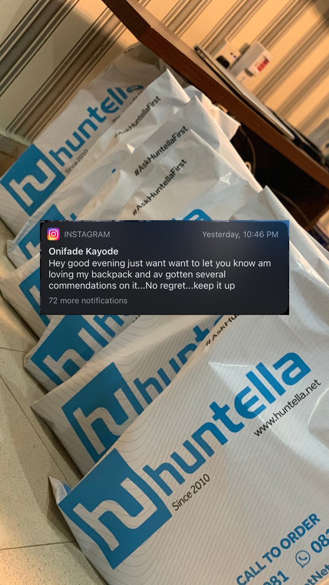 HuntellaDotNet's tweet image. our customers don&apos;t just buy products but an experience.
and guess what…
it is a mind blowing experience always
from order to payment to shipping and delivery
the householdname brand is @HuntellaDotNet