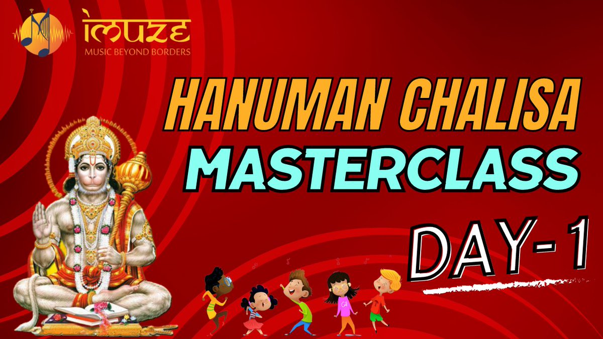 iMuzers's tweet photo. https://t.co/g15hRwTZOy

Here is Part 1 of the ten part masterclass series for Hanuman Chalisa by iMuze. 
Students learnt how to chant the Hanuman Chalisa sloka combined with stories and games based on the Lord 
#hanumanchalisa #hanuman #masterclass #kids #imuze https://t.co/zkb4DyzHkS