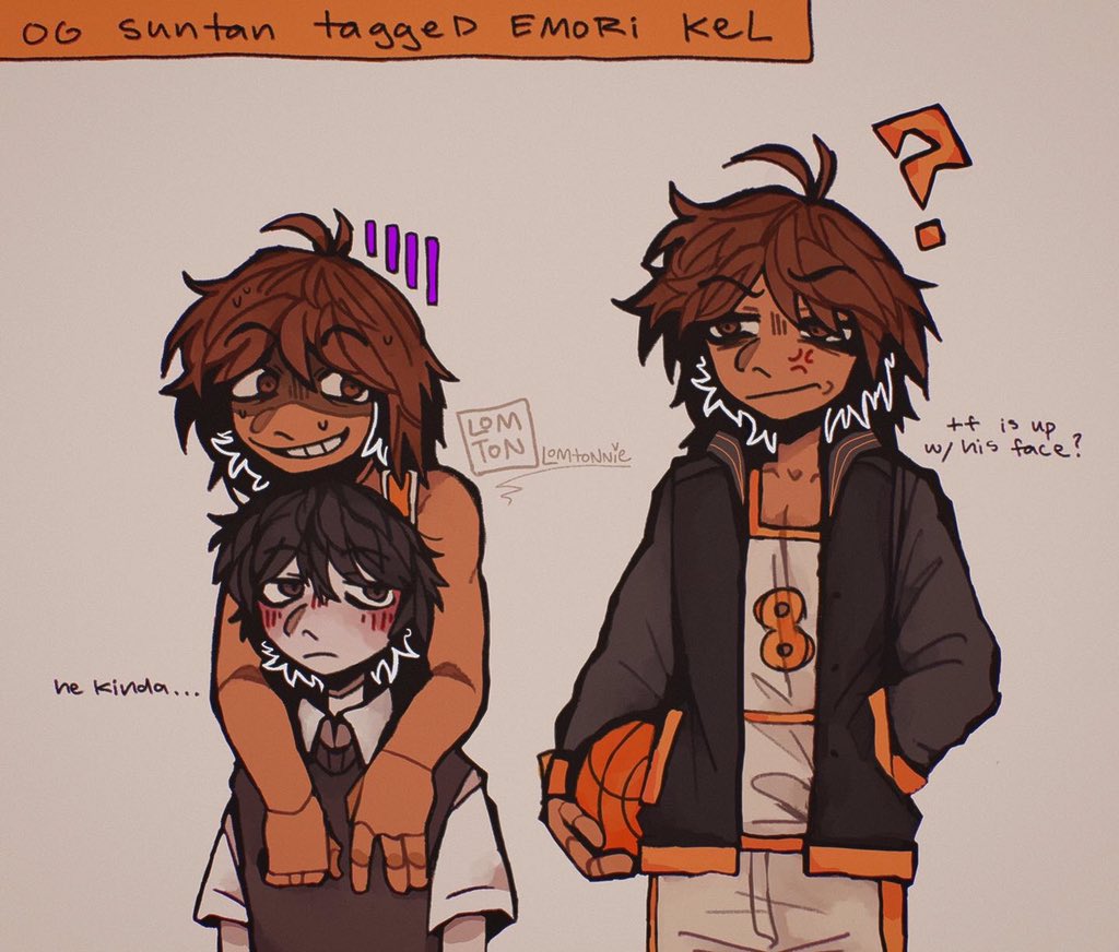 lomtonnie's tweet image. THE SILLIES

emori au by: @shrimperini 🙏🙏

#emori #OMORI #omorifanart #omorikel #kelomori #omorisunny #sunnyomori #suntan #omorisuntan