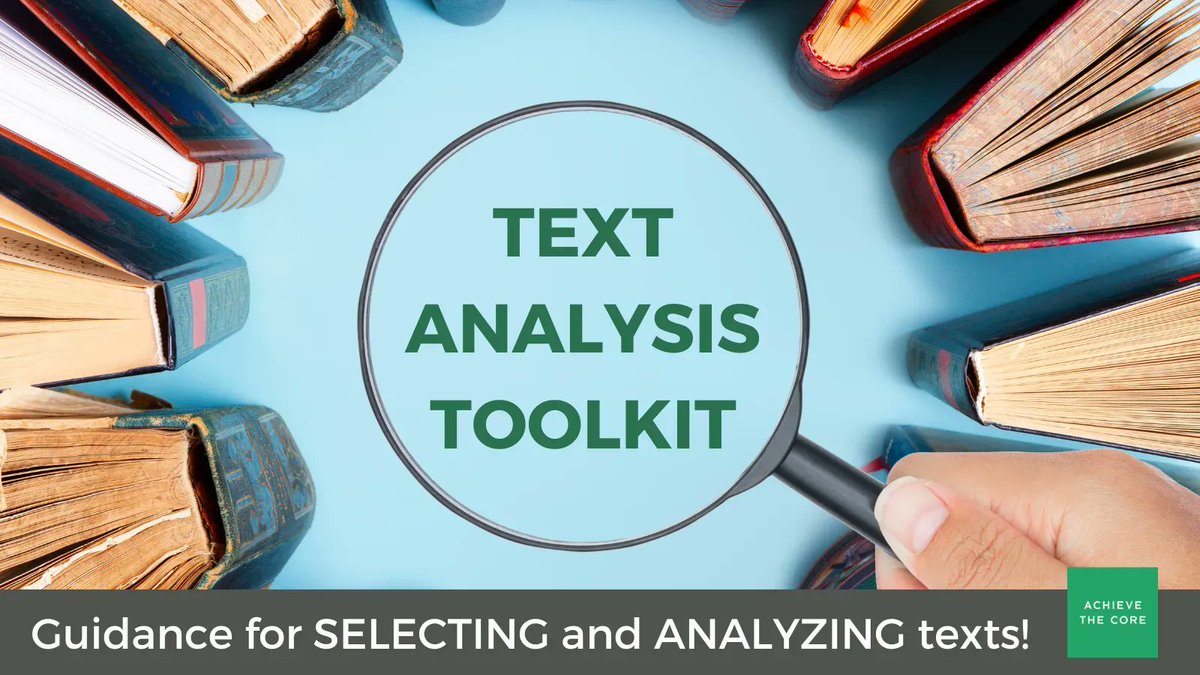 Need to learn how to select and analyze texts based on complexity and cultural relevance? These resources can help you look at each text as it stands alone and also think about how the text fits into the unit you are teaching. Find the Toolkit: bit.ly/3zUI4w4 #elachat