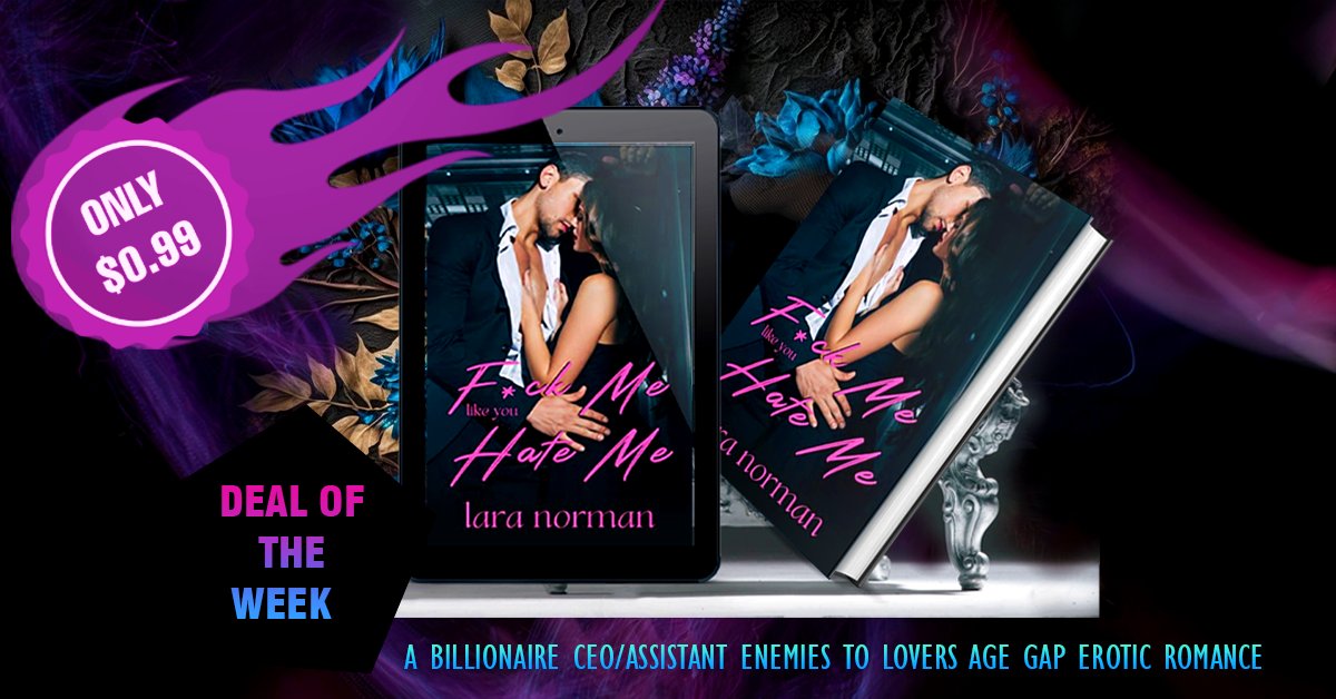 book_throne's tweet photo. 📣DEAL OF THE WEEK‼️
​📚​❤️‍🔥F*ck Me Like You Hate Me​💞
​💞Erotic Romance​💞
⭐⭐⭐Available from all Retailers​✅⭐⭐⭐
https://t.co/X4bcJRpaGa
#bookthrone #bookthronedealoftheweek #dealoftheweek #bookthrone #bookthroneseriespromotion #laranorman #billionaireromance https://t.co/QUyMdwdZha