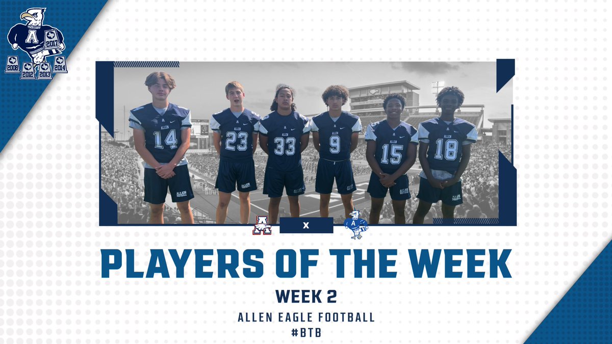 Freshmen Players of the Week

Navy:
OFF Travon Jones
DEF Hova Willford 

White:
OFF Ethan Diaz 
DEF Eli Glenn

Red:
OFF Chance Weems
DEF Seth Cook

#BTB | #WeWillWin | #RecruitTheA 
<a href="/LFCEagles/">LFCEagles</a>